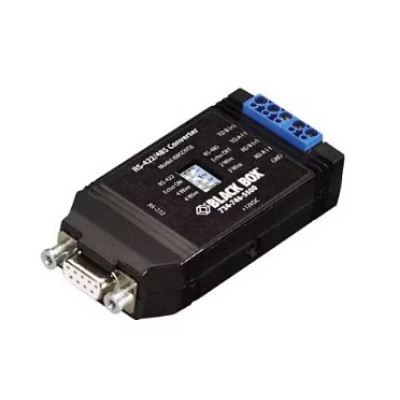 Black Box IC820A Async RS232 to RS422/485 Interface Converter, DB9 to Terminal Block